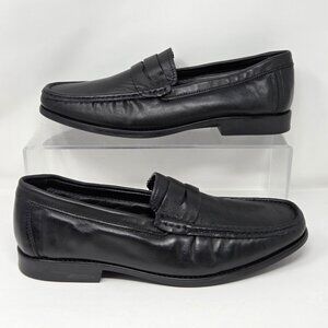 Mens 44 US 10 Slip On Faux Leather Loafer Casual Boat Deck Moccasin Soft Shoes